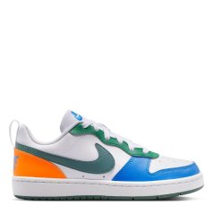 Nike Court Borough Low Recraft Children Shoes White/Blu/Ora