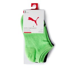 Puma Invisible 3-Pack Socks Infants Green Flash