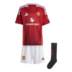 adidas Manchester United Home Minikit 2024 2025 Infants Red