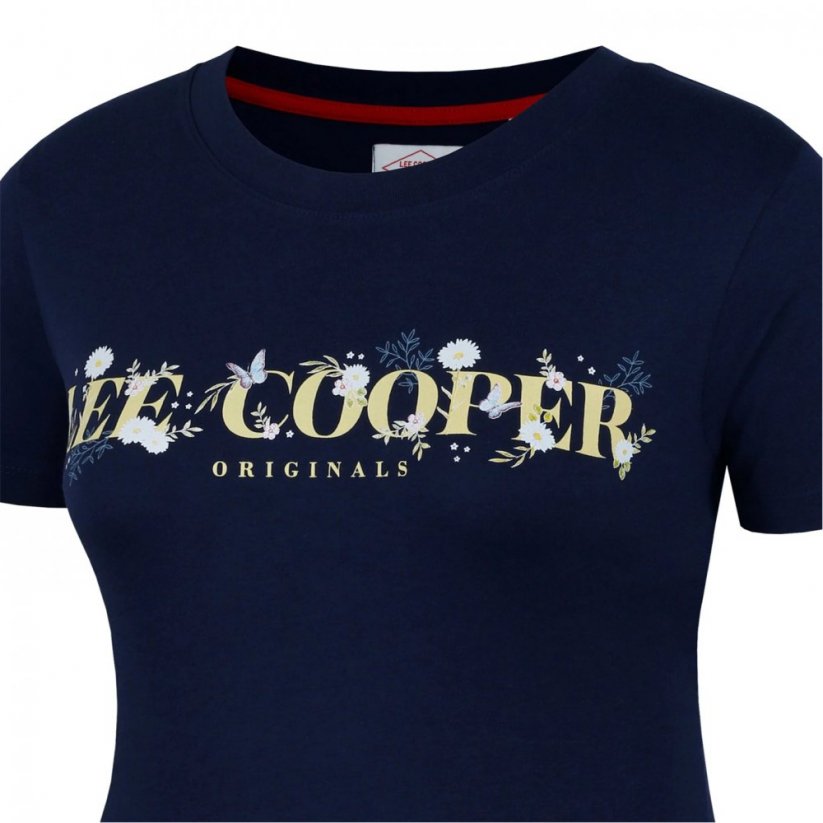 Lee Cooper Classic dámske tričko Navy Auth