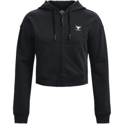 Under Armour Women's Heavyweight Terry Full-Zip Tech Fleece Hoodie Black