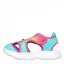 Skechers Flex Splash Flat Sandals Girls Turquoise