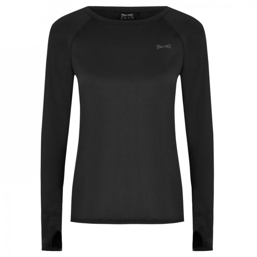 USA Pro Long Sleeve dámské tričko Black