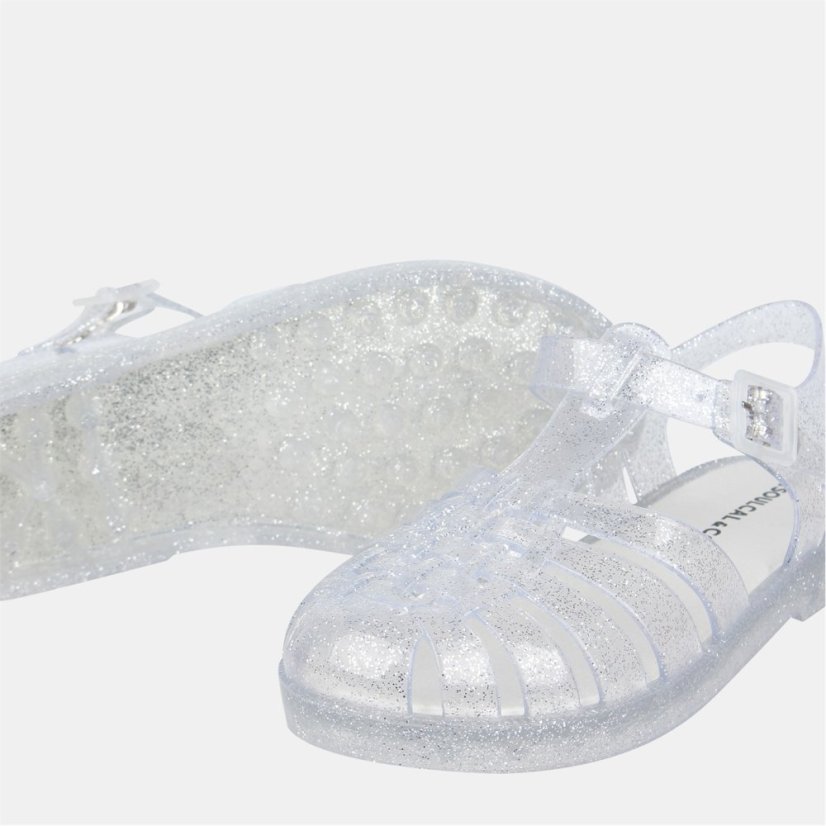 SoulCal SoulCal Jelly Sandal Childrens Silver Glitter