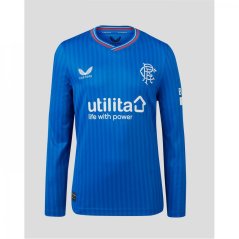 Castore Rangers Home Long Sleeve Shirt 2023 2024 Juniors Blue