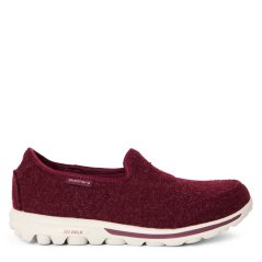 Skechers Women's Slip On Trainers Burgundy