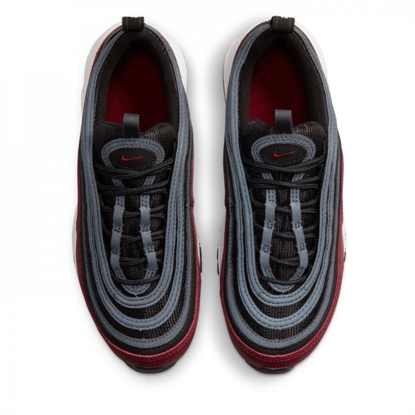 Nike Air Max 97 Junior Trainers Red/Black/White