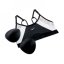 Nike Dri-FIT Indy Women's Light-Support 2-Piece Pad Logo Sports Bra BLACK/WHITE/LT