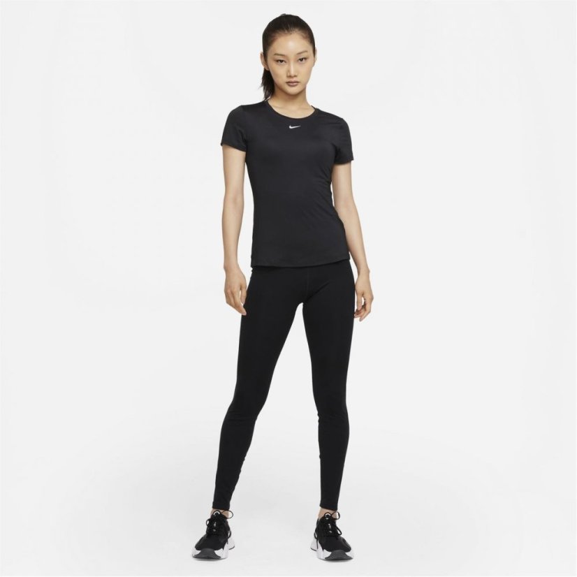 Nike Slim Fit Top Black