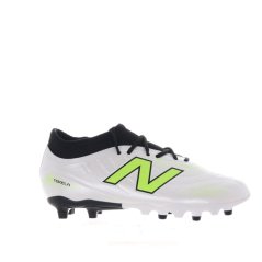 New Balance Tekela Academy Juniors Firm Ground Football Boots White/Green