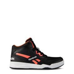 Reebok Bb4500 Court Shoes Basketball Trainers Boys Black/Wht/Orng