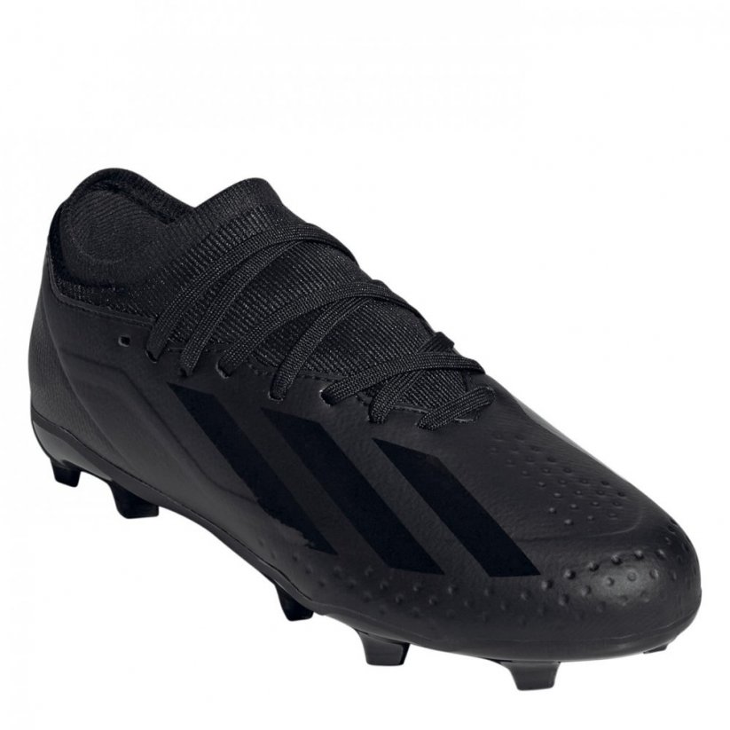 adidas X Crazyfast League Junior Firm Ground Boots Black/Black