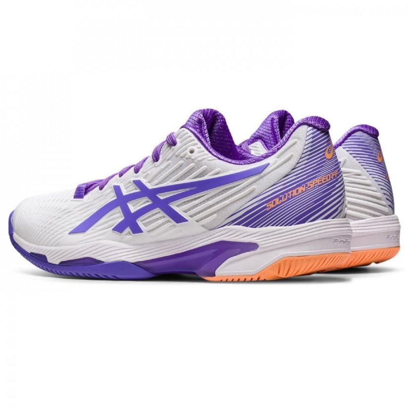 Asics Solution Speed FF 2 Womens Tennis Shoes White/Amethyst