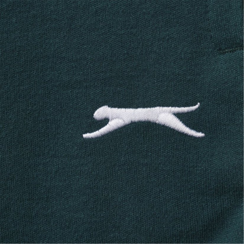 Slazenger Fleece Interlock Shorts Womens Forest Green