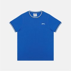 Slazenger Kids' Slaz Tipped Regular Fit T-Shirt Royal Blue