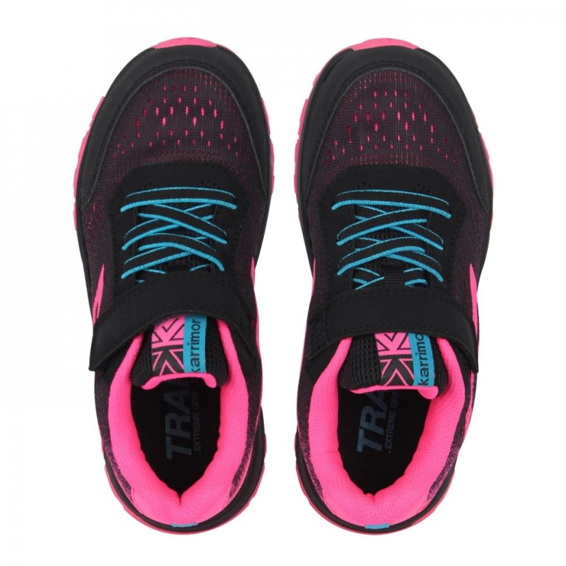 Karrimor Tempo TR 8 Child Girls Trainers Black/Pink