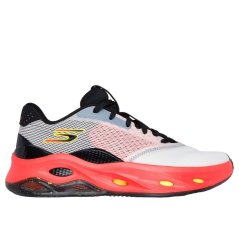 Skechers Durable Stability Mesh Comfort Coll Low-Top Trainers Mens Orange/White