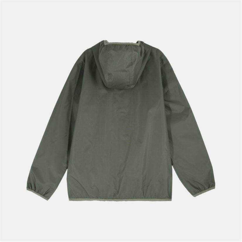 Gelert Kids Dursley Stormlite 5000mm Hooded Long Sleeve Waterproof Jacket Dark Khaki/Sage