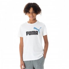 Puma CAMO Logo Tee B White/ZenBlue