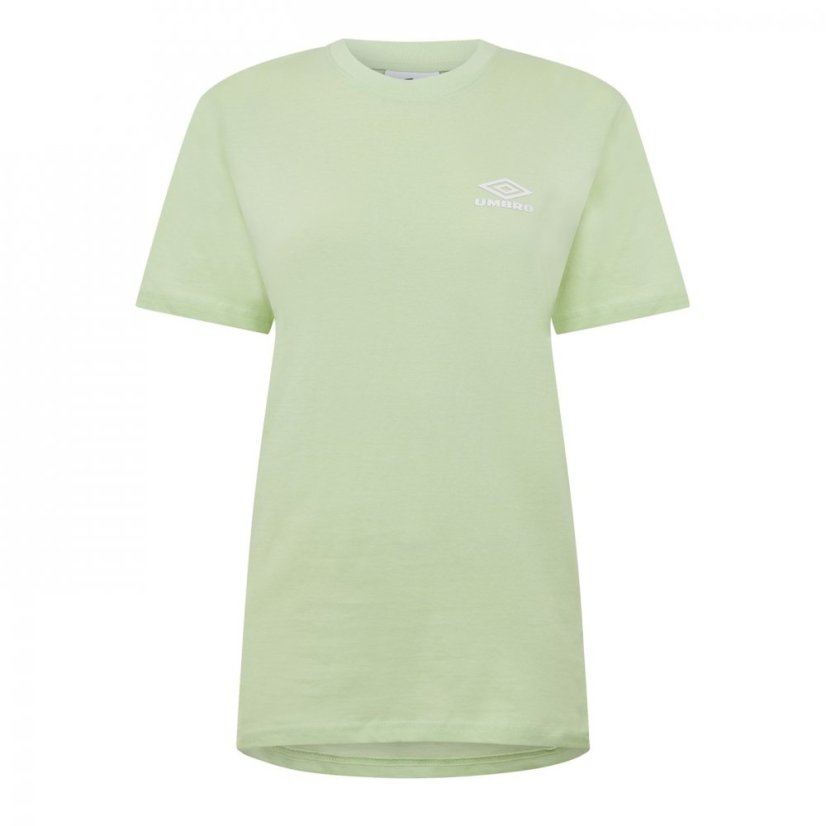 Umbro Boyfriend dámske tričko Seafoam / White