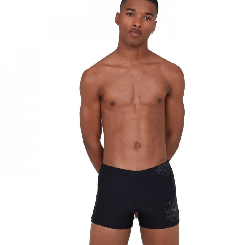 Speedo Mens Endurance + Aquashort Black/Ardesia