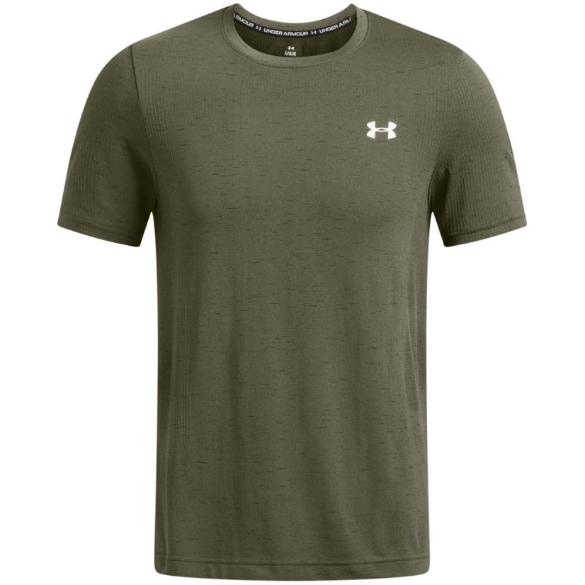 Under Armour UA Vanish Seamless Mens Short Sleeve Marine OD Green