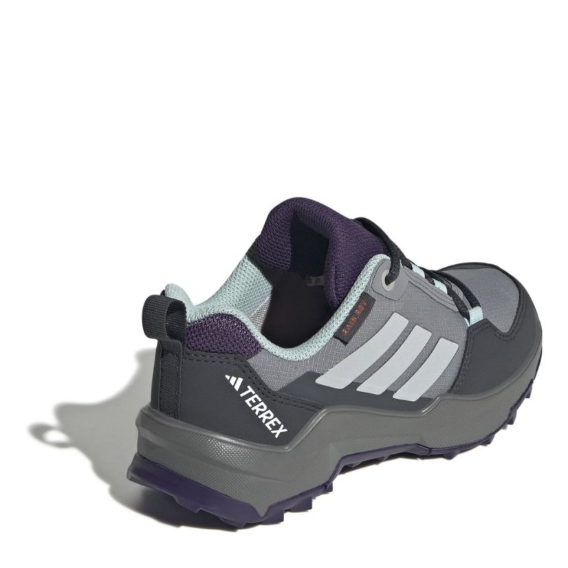 adidas Terrex AX4r Hiking Shoes Juniors Grey/Aqua
