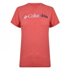 Columbia Trek Tee Red Hibiscus