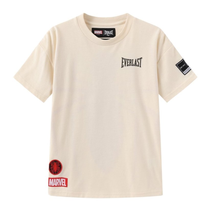Everlast Spiderman Sports T-Shirt Juniors Cream