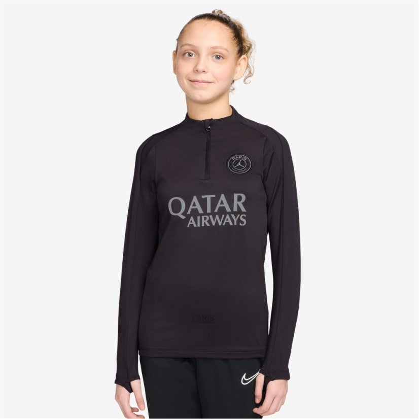 Nike PSG Strike Drill Top 25/26 Juniors Black/ Grey