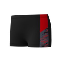 Speedo Kids' Dive AqSht Swimming Trunks Anth/Red