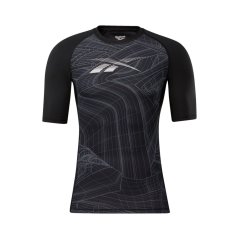 Reebok Printed Short Sleeve Tee male Black