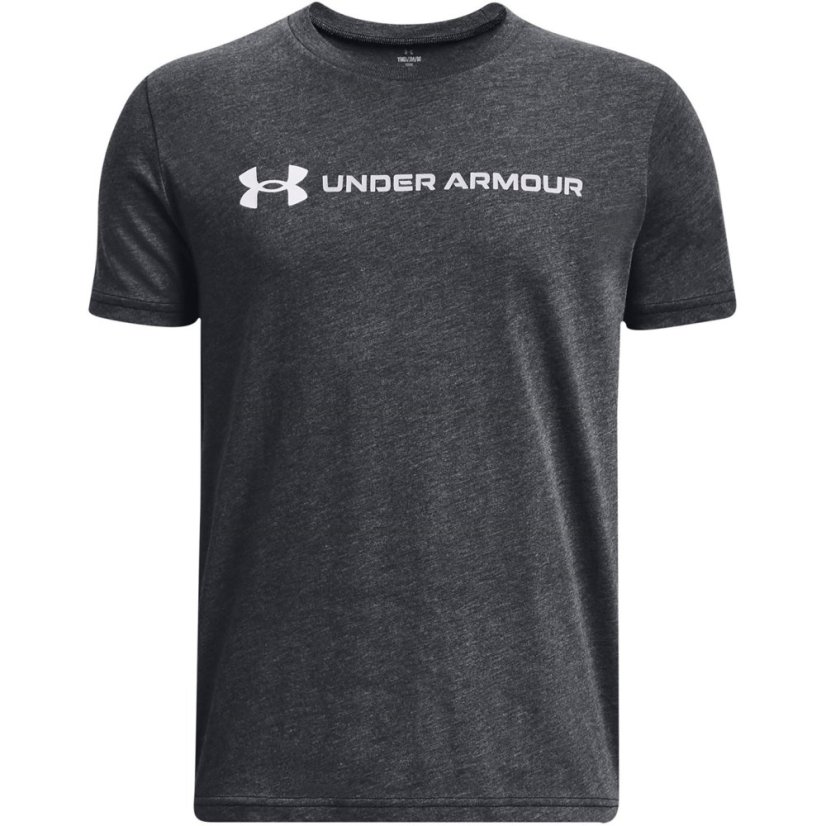 Under Armour Logo Print Regular Fit T-Shirt Black
