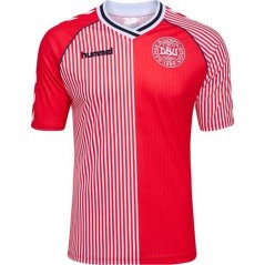Hummel Denmark Retro Shirt 1986 Juniors Red