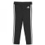 adidas Girls 3 Stripes Leggings Black/White