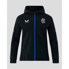 Castore Rangers Training Jacket Black/Blue