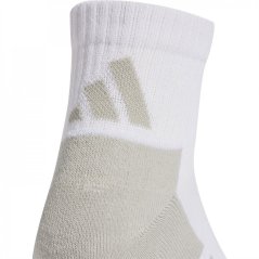 adidas Aeroready Ankle 6 Pack Socks Junior White/Grey