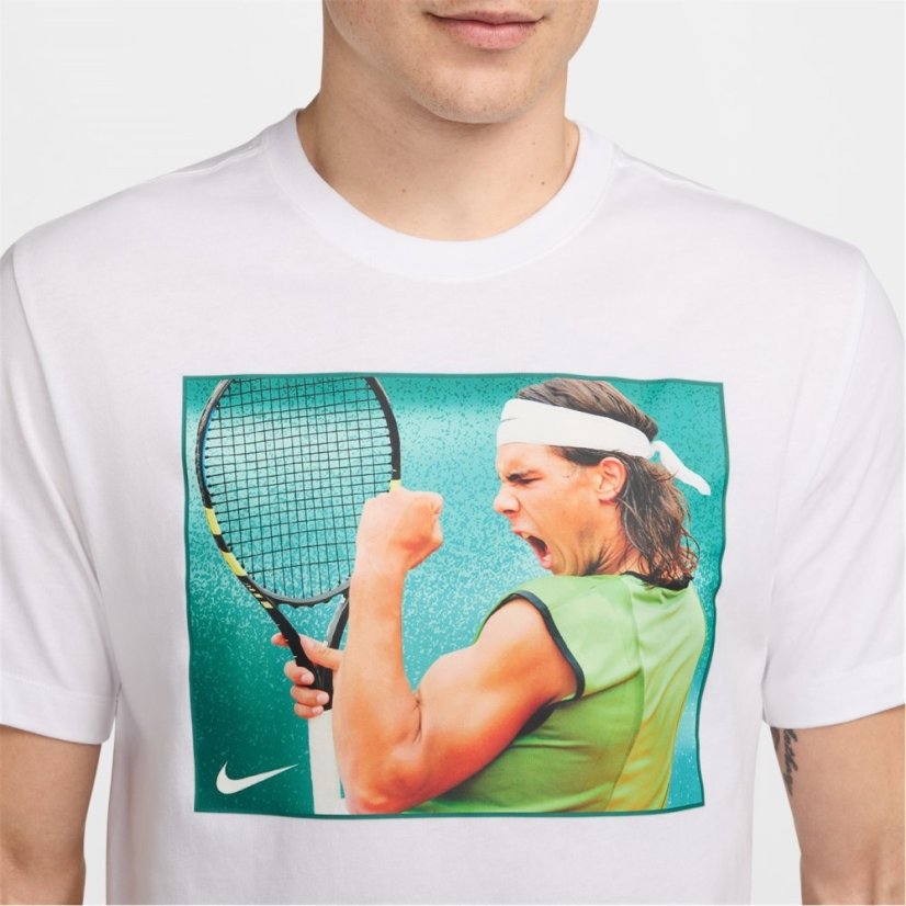Nike Rafael Nadal Tennis pánské tričko White