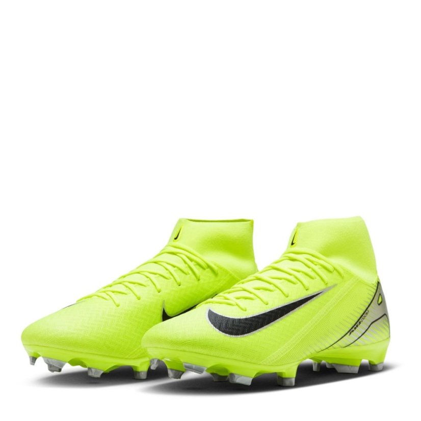 Nike Zoom Mercurial Superfly 10 Academy Adults Firm Ground Football Boots Volt/Black
