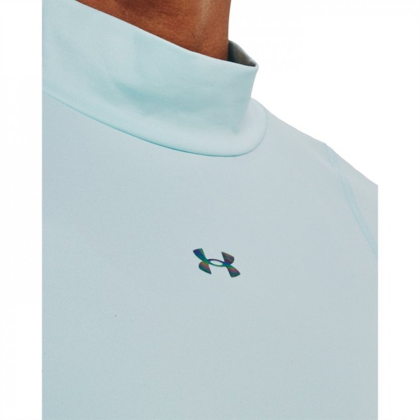 Under Armour Roll Neck LS Top Ld99 Blue