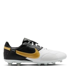 Nike Premier 3 Adults Firm Ground Football Boots White/Blk/Gold