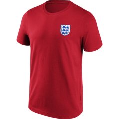 FA Small England Crest T-shirt Adults Game Red