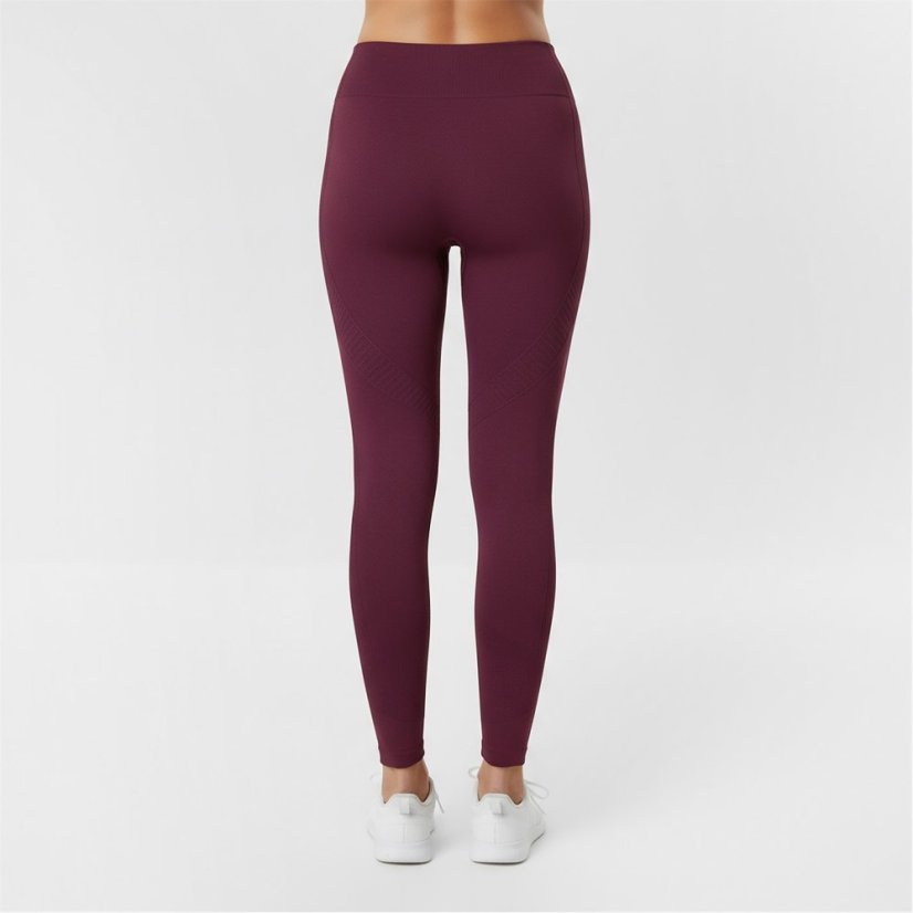 USA Pro Core High Rise Seamless Tights Womens Dark Cherry