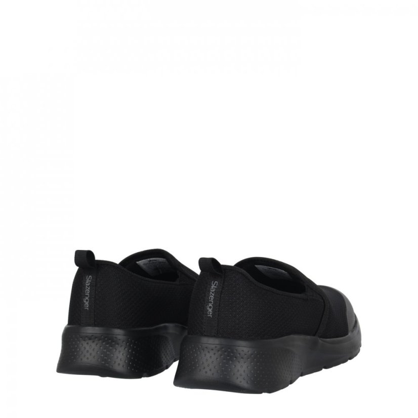 Slazenger Zeal Womens Slip On Shoes Black/Black