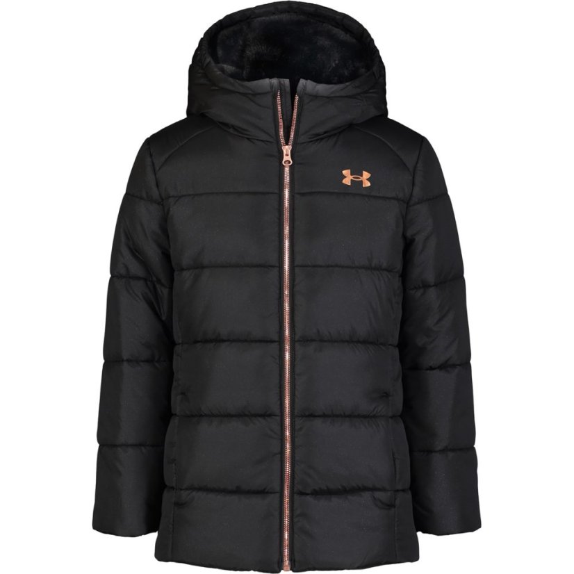 Under Armour Kids' Willow Puffer Jacket Black/Gold
