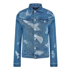 Criminal Damage Men's Shard Denim Jacket Blue