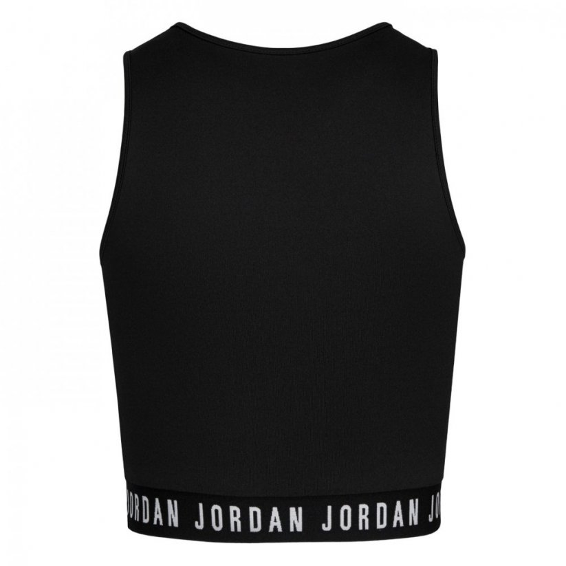Air Jordan Active Crop Top Junior Girls Black/White