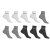 Donnay 10 Pack Quarter Socks Multi Asst