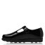 Kickers Fragma T Bar Junior Girls Shoes Black