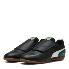 Puma Unisex Kids' Truco III V Indoor Football Boots Blk-FL-Wht-VGrn